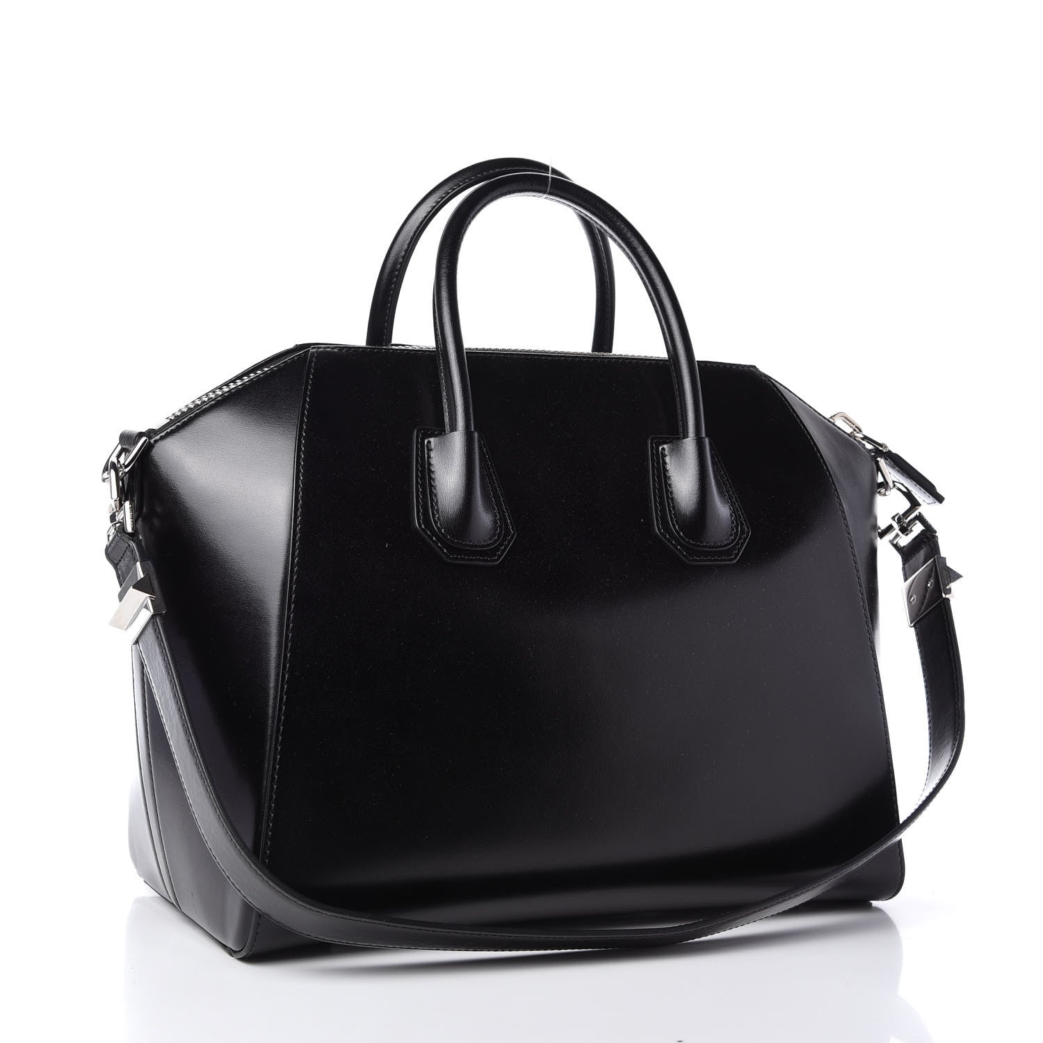 Givenchy Shiny Lord Calfskin Medium Antigona Black 3 of 10