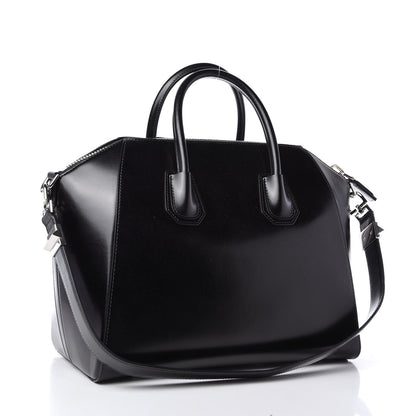 Givenchy Shiny Lord Calfskin Medium Antigona Black 3 of 10
