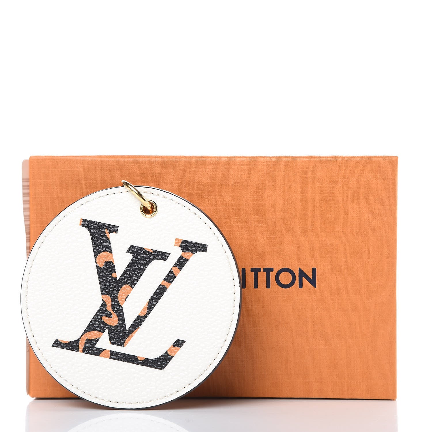 Louis Vuitton Monogram Giant Jungle Bag Charm Key Holder Ivory 5 of 5