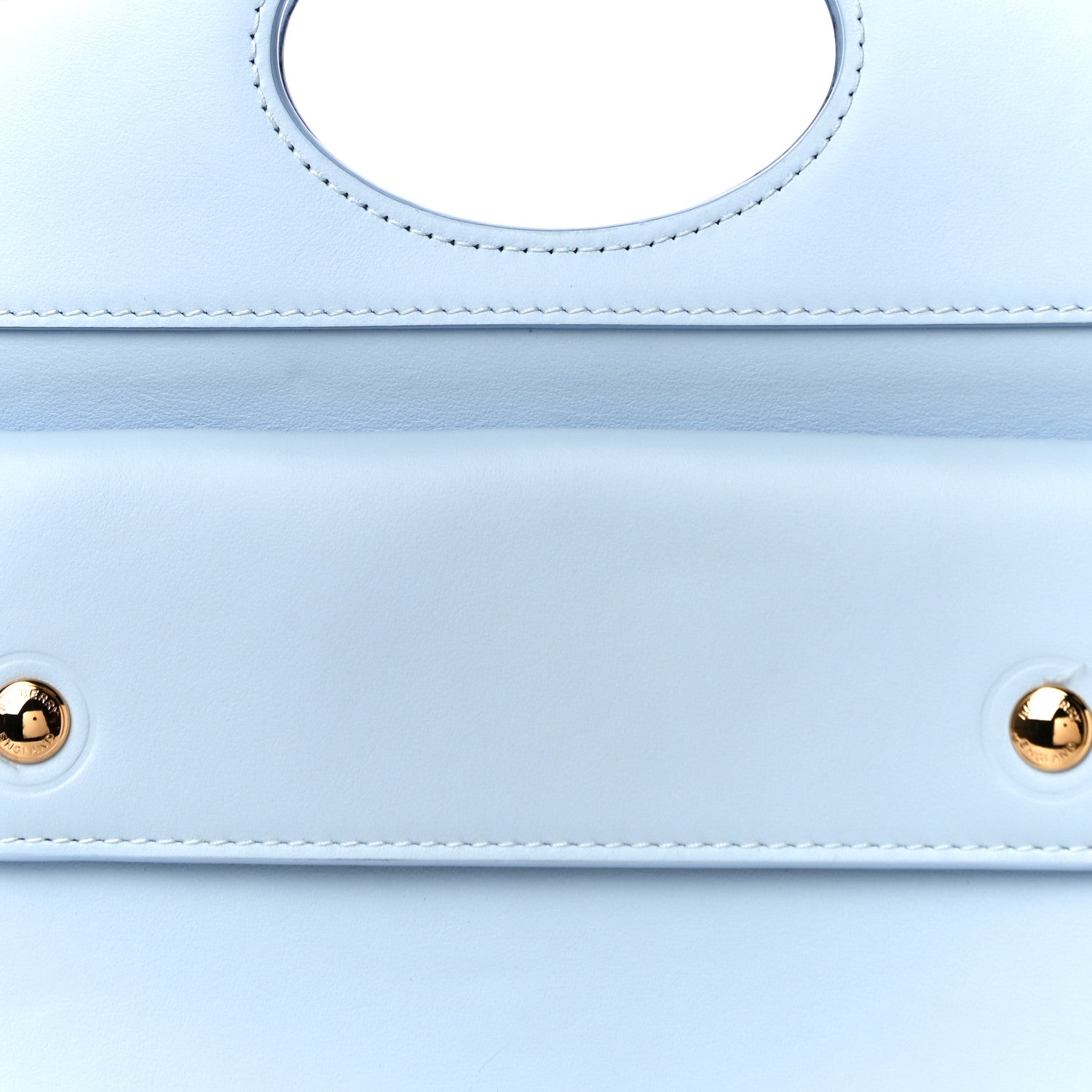 Burberry Smooth Calfskin Mini Pocket Bag Pale Blue 7 of 11