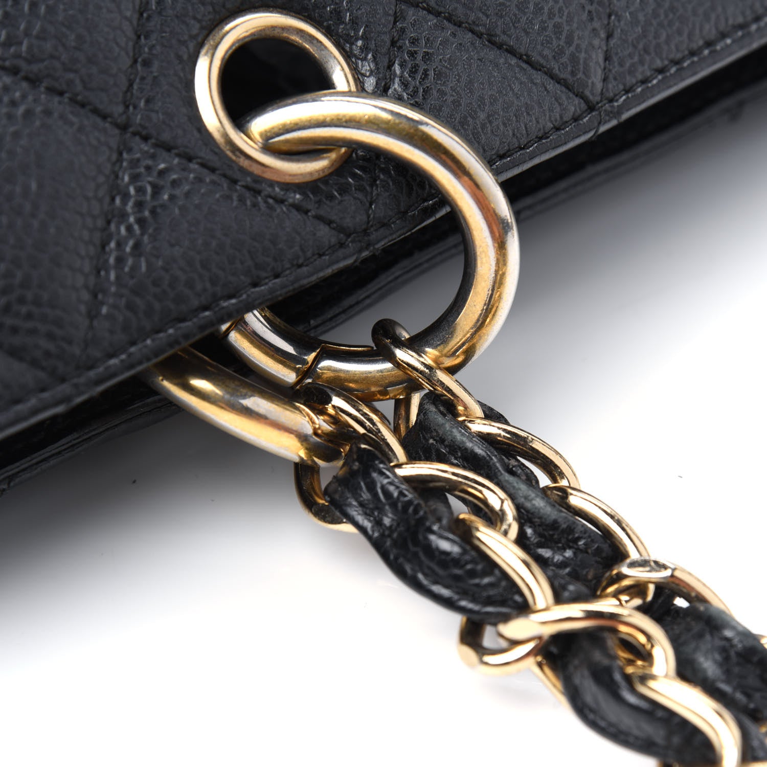 Chanel Caviar Quilted Grand Shopping Tote GST Black 28 of 28