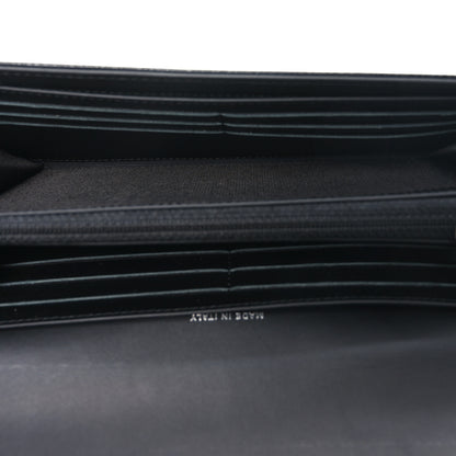 Chanel Caviar Timeless CC Large Gusset Flap Wallet Black 5 of 9
