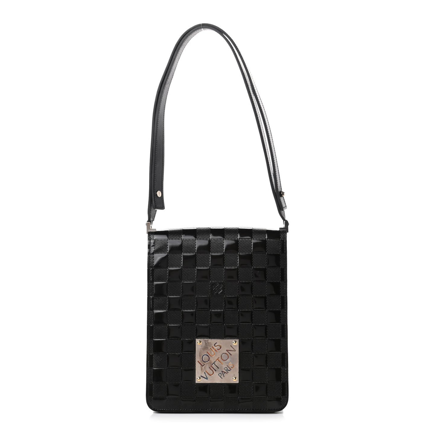 Damier Vernis Club Bag Black