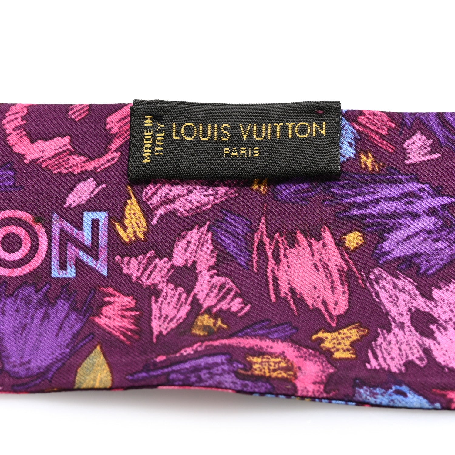 Louis Vuitton Silk Bandeau Fuchsia 3 of 3