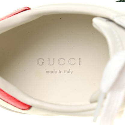 Gucci Calfskin Web Pearl Studded Womens Ace Sneakers 35 White 11 of 16