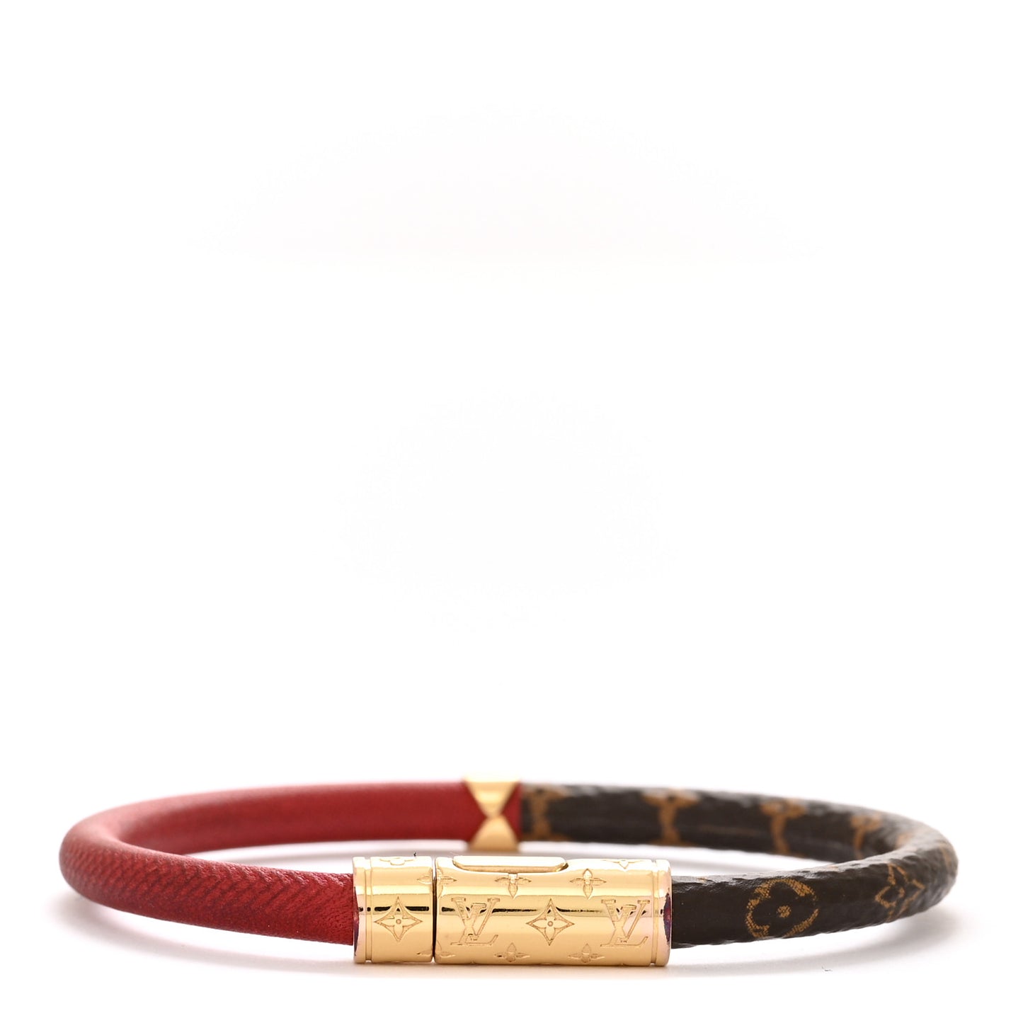 Monogram Daily Confidential Bracelet 17 Red