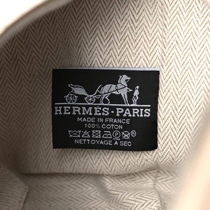 Hermes Canvas Small Bride-A-Brac Pouch Natural 6 of 9