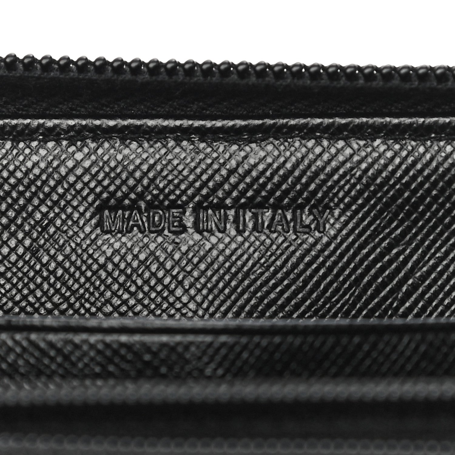 Prada Tessuto Nylon Zip Around Wallet Black 10 of 13