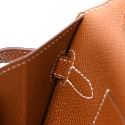Hermes Epsom Kelly Wallet To Go Gold 7 of 11