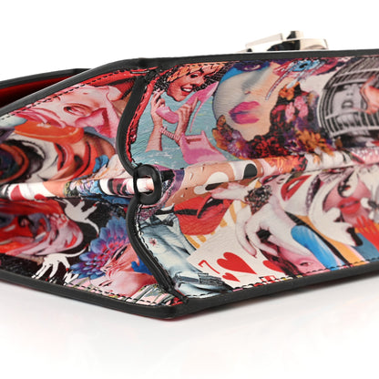 Christian Louboutin Calfskin Patent Sneakers Sole Printed Small Elisa Loubi Multicolor 11 of 14