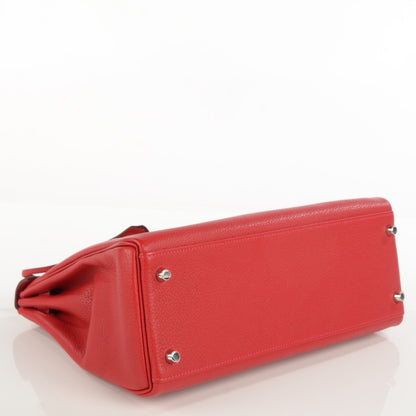 Hermes Togo Kelly Retourne 32 Rouge Casaque 4 of 24