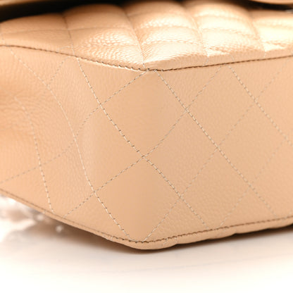 Chanel Caviar Quilted Small Double Flap Beige 9 of 12