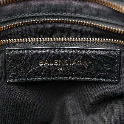 Balenciaga Agneau Classic Hardware S City Logo Strap Black White 6 of 11