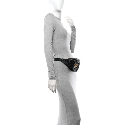 Versace Nappa Quilted Medusa Belt Bag Black 2 of 14