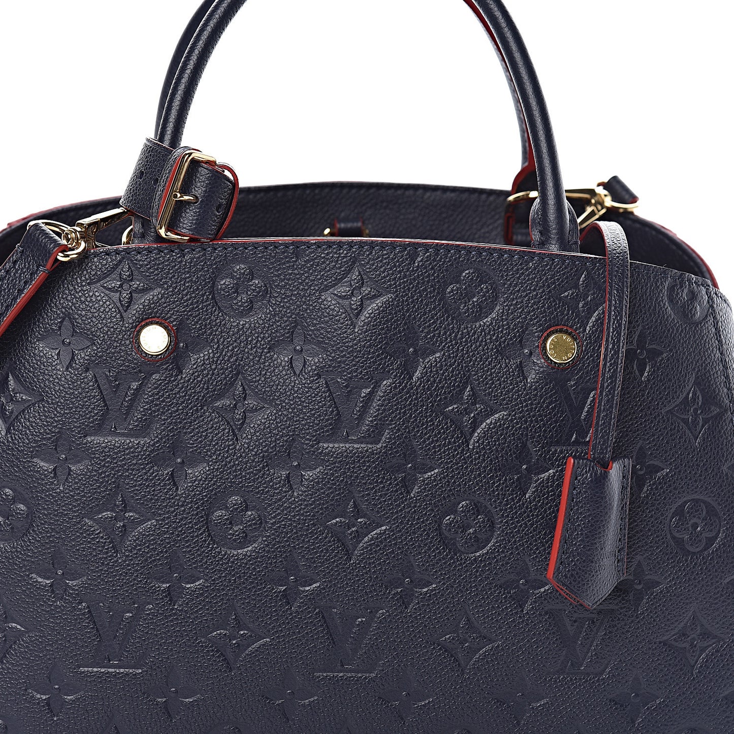 Empreinte Montaigne MM Marine Rouge