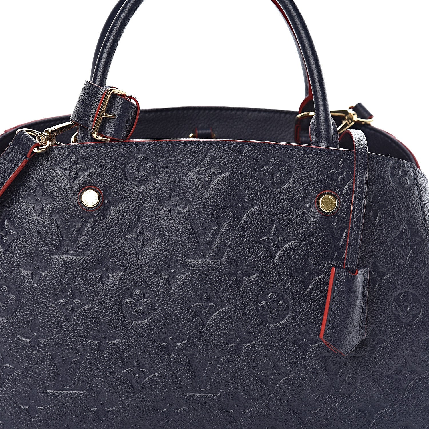 Louis Vuitton Empreinte Montaigne MM Marine Rouge 10 of 10