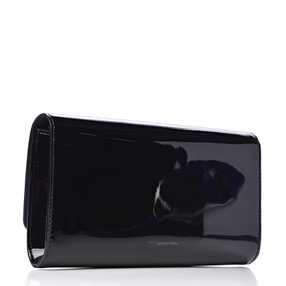 Louis Vuitton Patent Louise Clutch Black 3 of 9