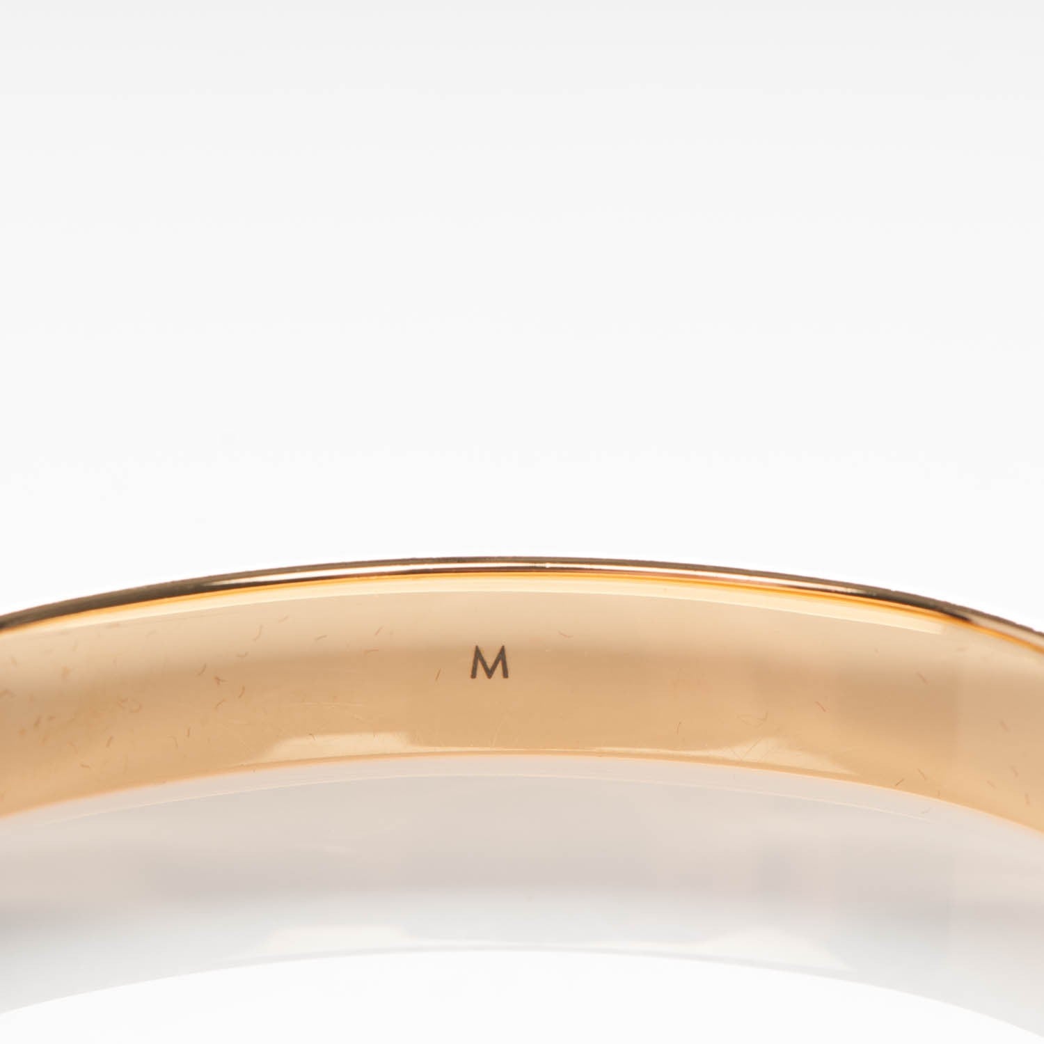 Louis Vuitton Brass Monogram Nanogram Cuff M Gold 5 of 5