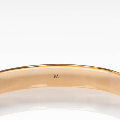 Louis Vuitton Brass Monogram Nanogram Cuff M Gold 5 of 5