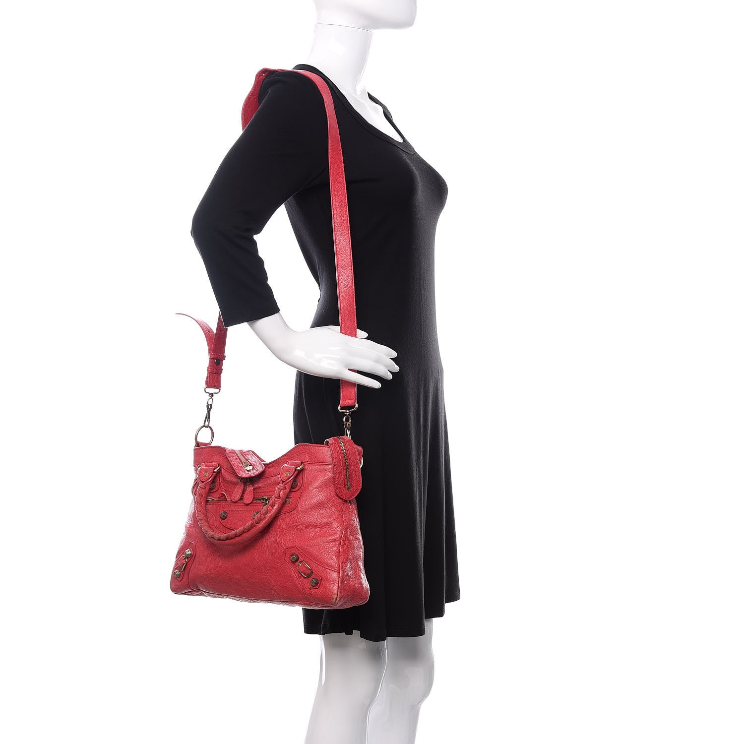 Balenciaga Agneau Giant 12 Rose Gold Hardware Town Rose Thulian 2 of 12