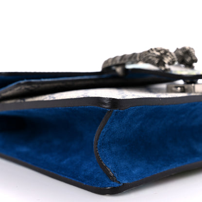 Gucci GG Supreme Monogram Blooms Mini Dionysus Shoulder Bag Beige Navy Vintage Blue 8 of 11