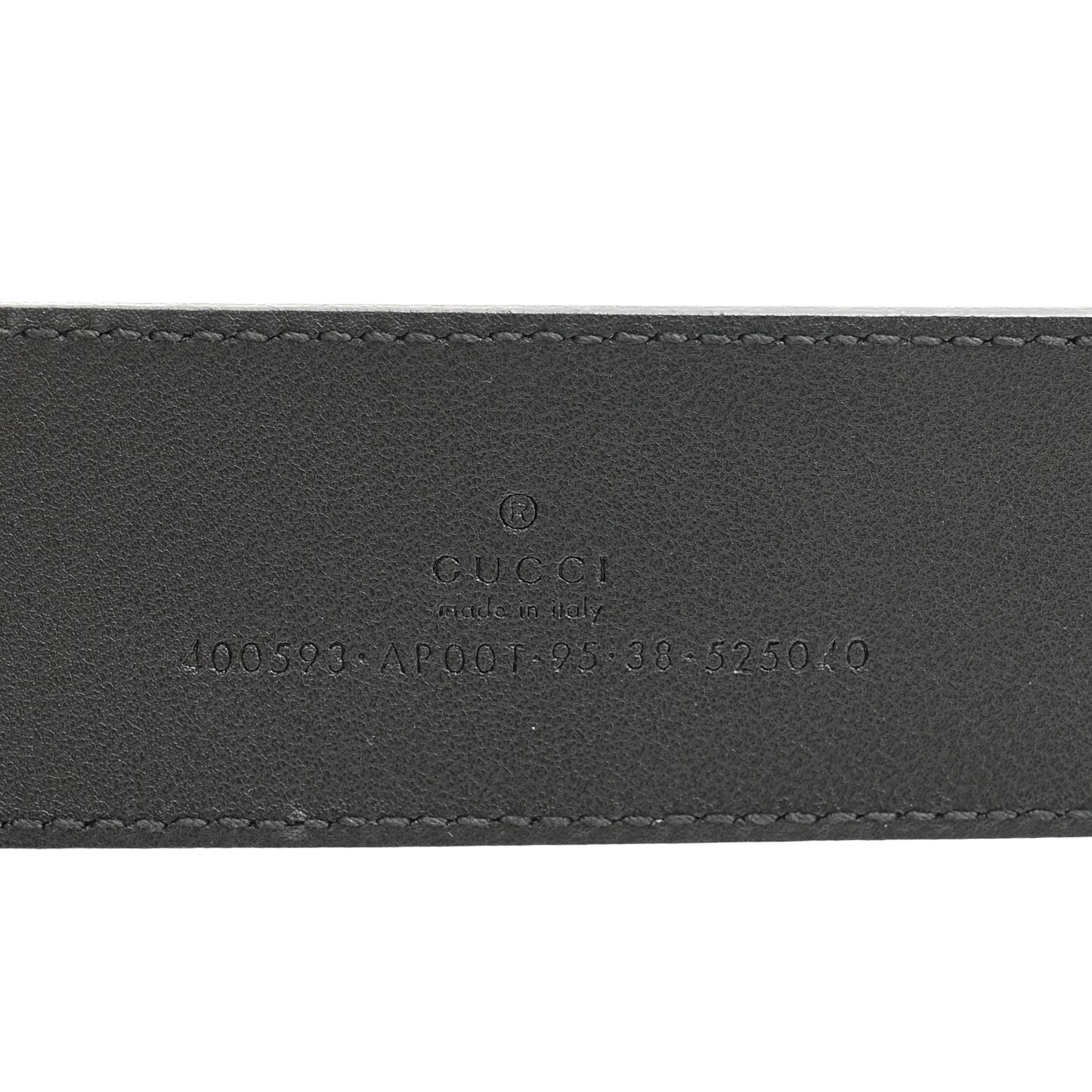 Calfskin Double G 40mm Belt 95 38 Black