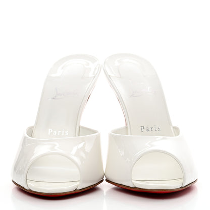 Christian Louboutin Patent Me Dolly 100 Sandals 40 White 2 of 7