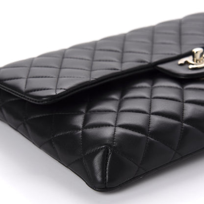 Chanel Lambskin Quilted Flap Clutch Black 6 of 11