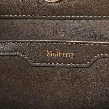 Mulberry Silky Calfskin Small Leighton Dark Grey 6 of 9