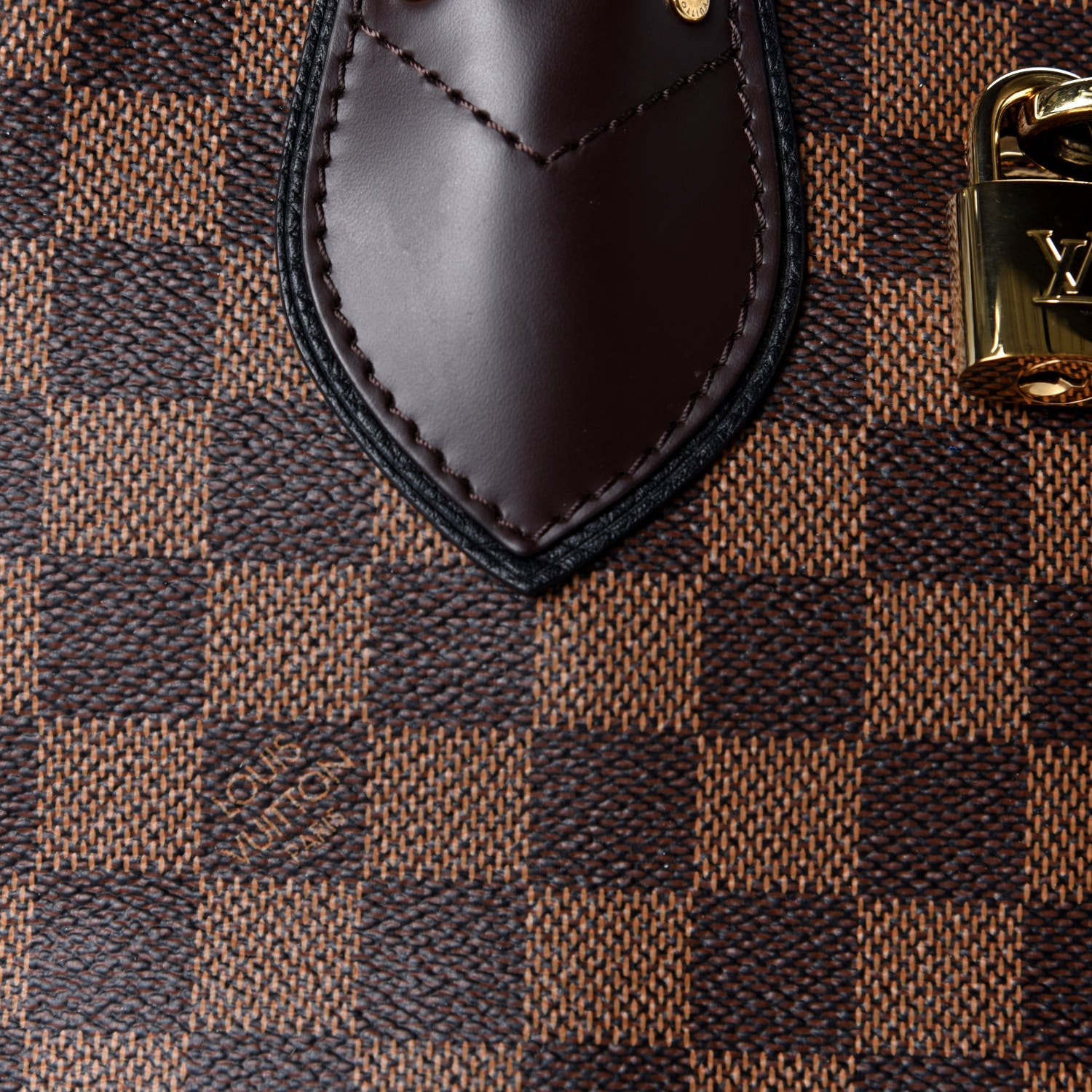 Louis Vuitton Cuir Taurillon Damier Ebene Normandy Black 8 of 10