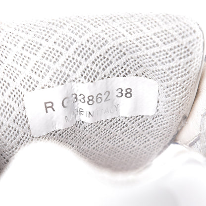 Chanel Calfskin Patent Transparent Sneakers 38 White 7 of 8