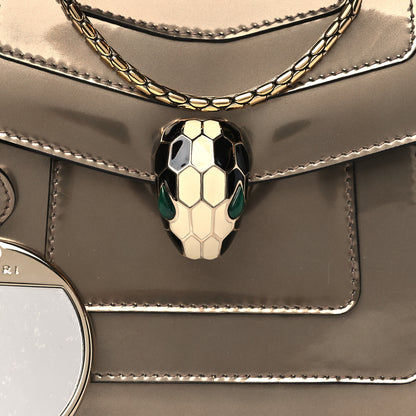 Bulgari Metallic Calfskin Serpenti Forever Crossbody Bag Bronze 7 of 9