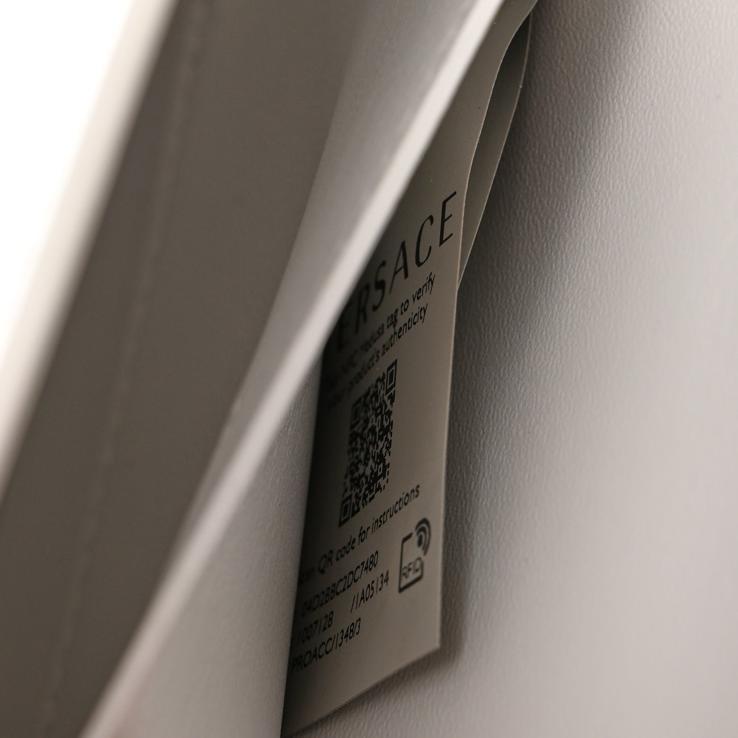 Calfskin Medium Greca Goddess Shoulder Bag White