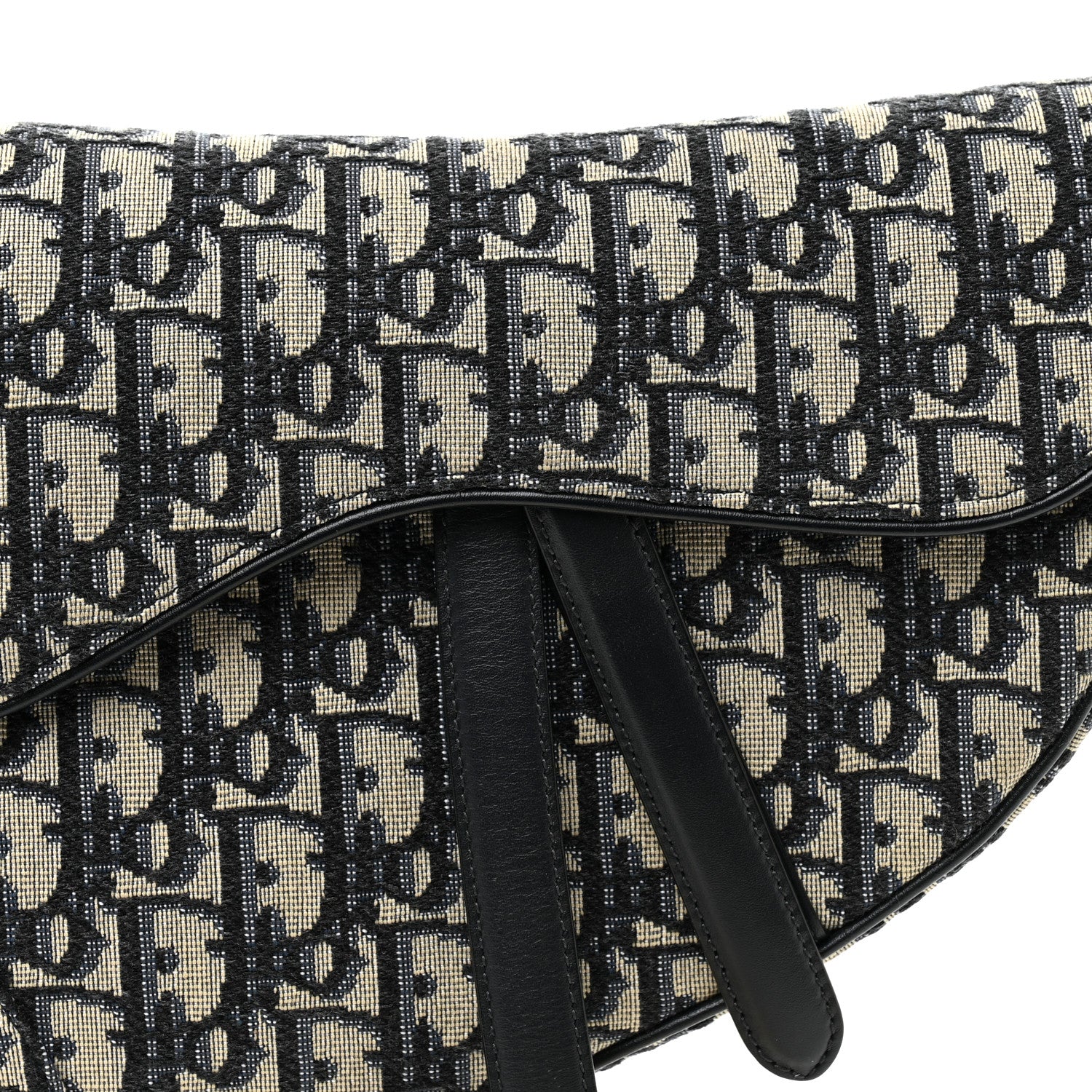 Christian Dior Oblique Saddle Bag Blue 8 of 10