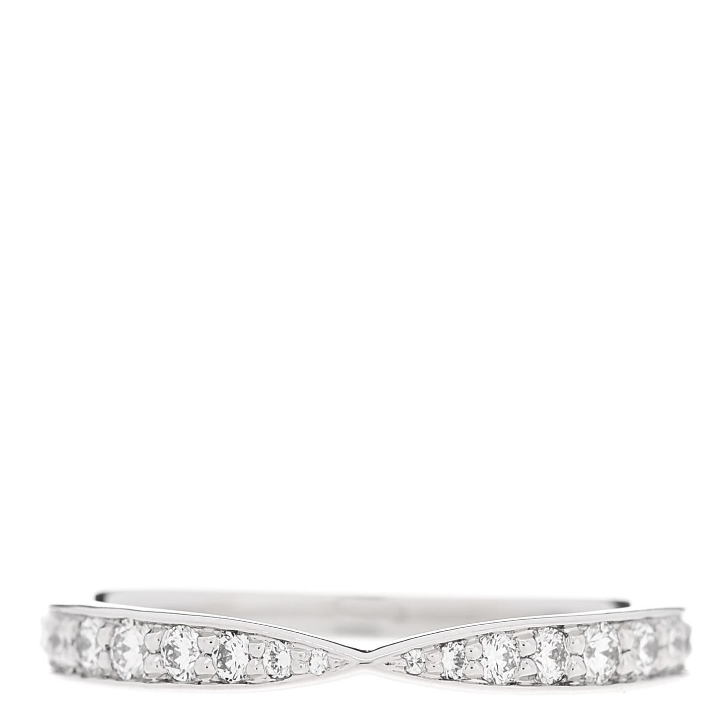 Platinum Diamond Harmony Bead-Set Band Ring 50 5.5