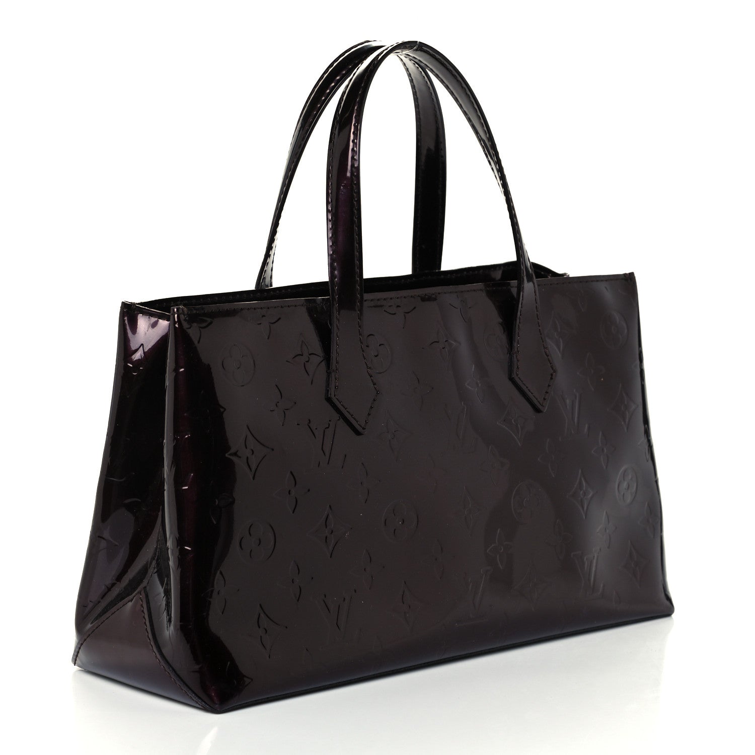 Louis Vuitton Vernis Wilshire PM Amarante 3 of 9