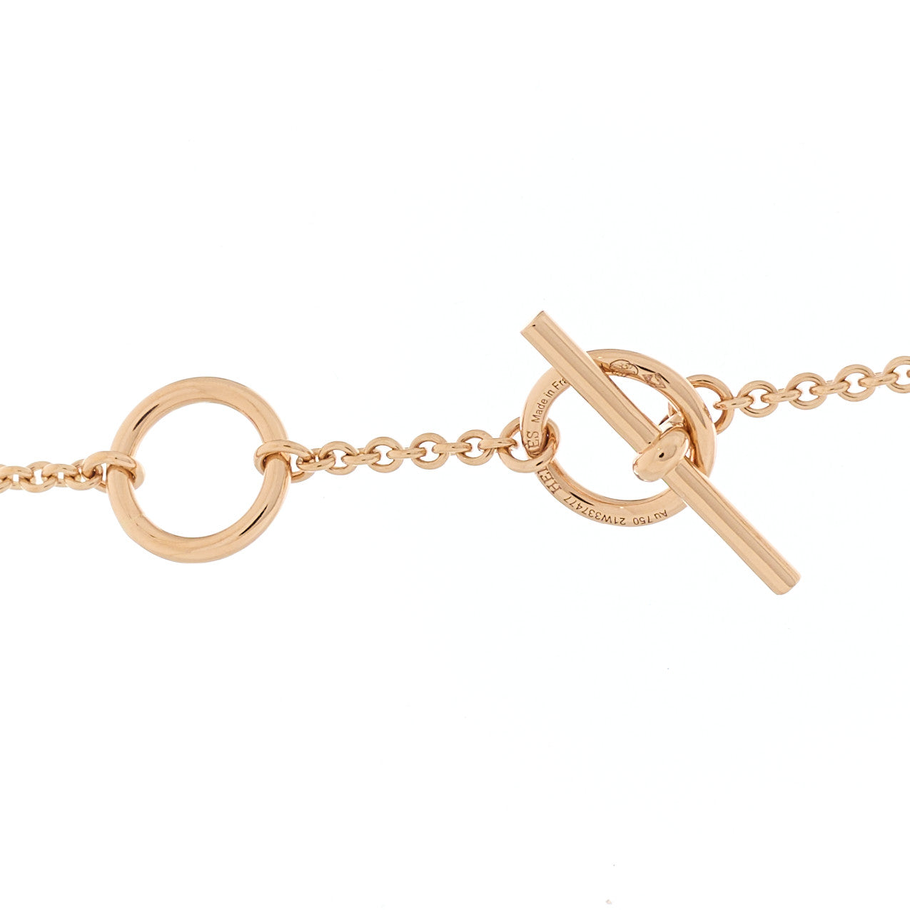 18K Rose Gold Diamond TPM Vertige Coeur Necklace SH