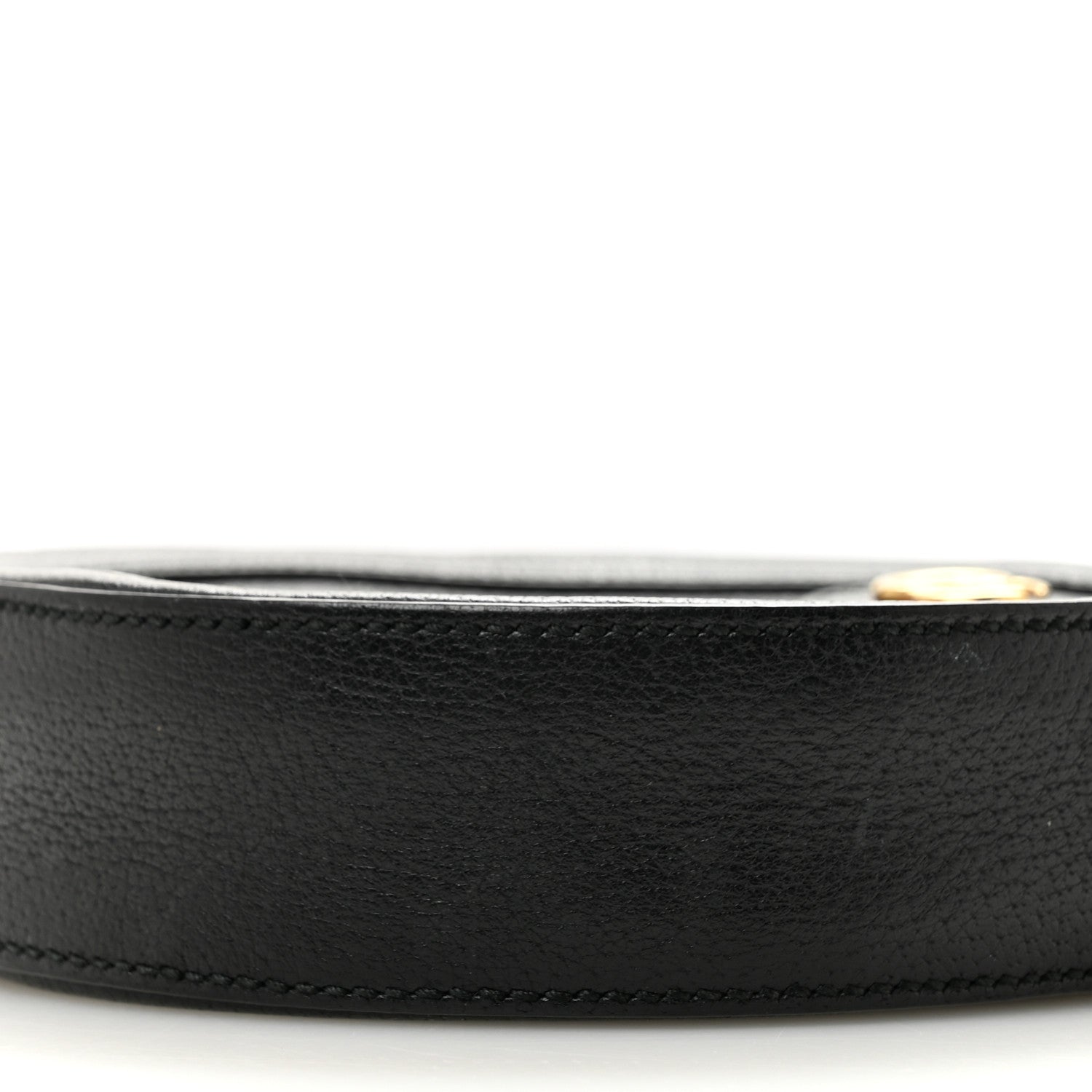 Gucci Grained Calfskin Web Mini Ophidia Round Shoulder Bag Black 10 of 12