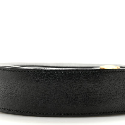 Gucci Grained Calfskin Web Mini Ophidia Round Shoulder Bag Black 10 of 12