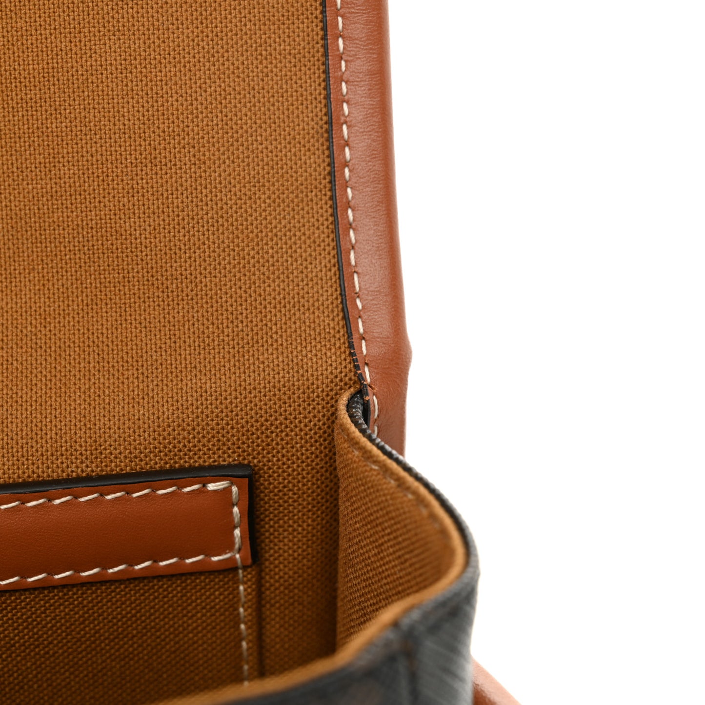 Triomphe Canvas Medium Folco Bag Tan