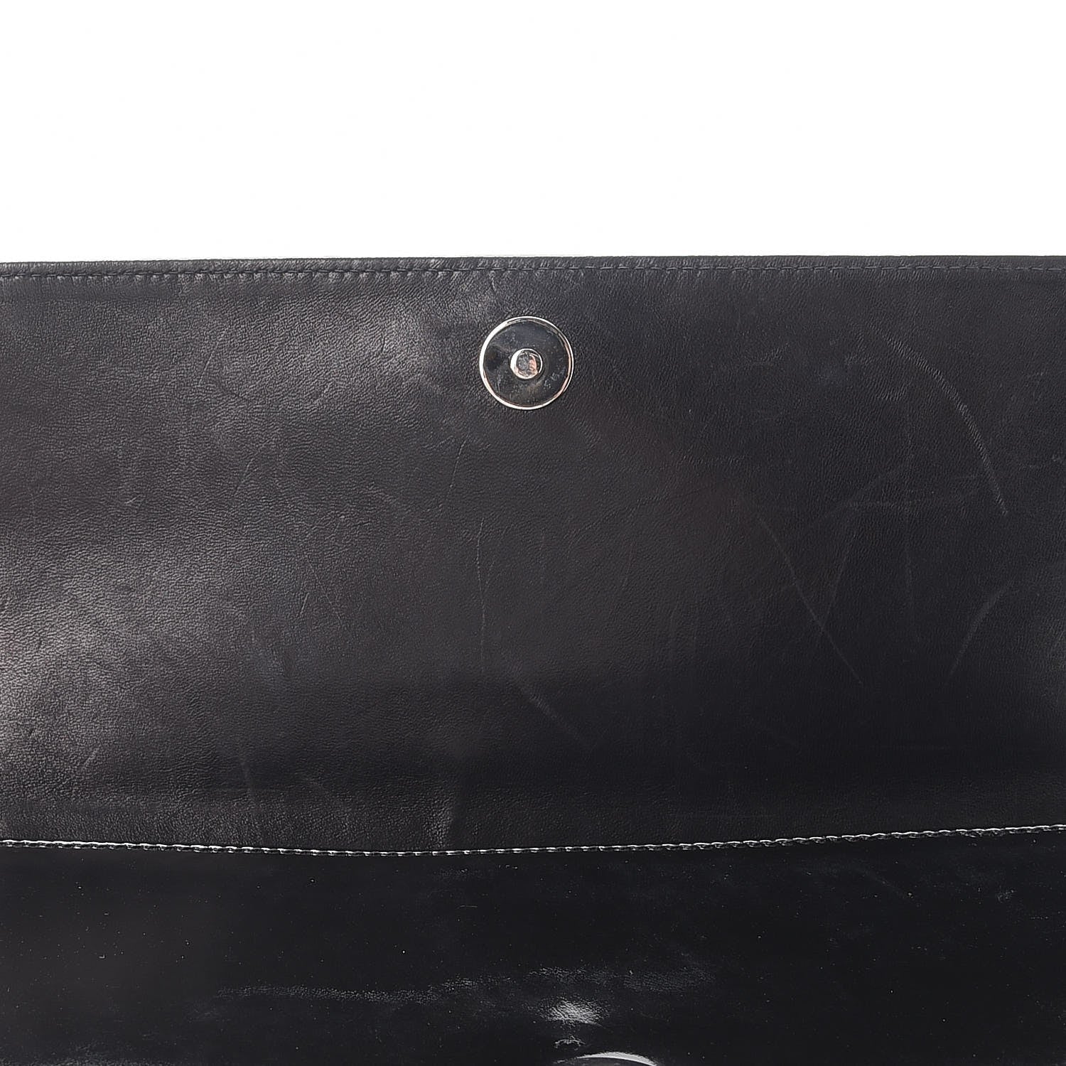 Chanel Patent Chocolate Bar Quilted CC Flap Black 10 of 11