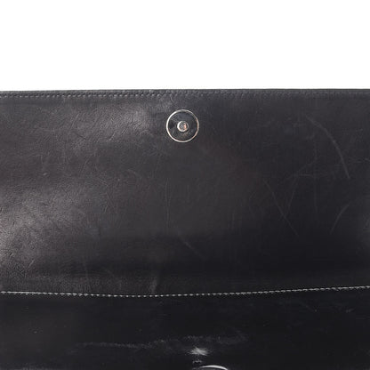 Chanel Patent Chocolate Bar Quilted CC Flap Black 10 of 11