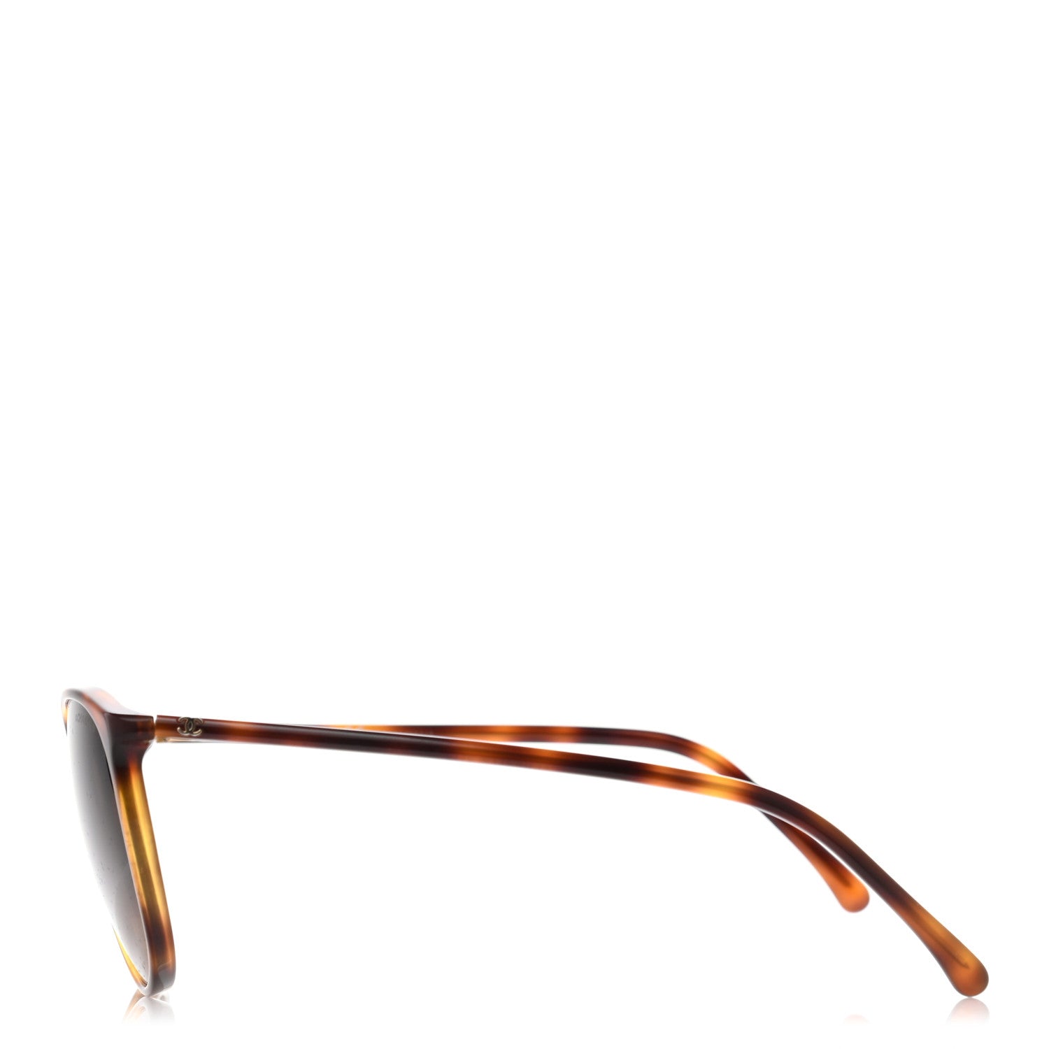 Chanel Acetate Round Sunglasses 5278 Tortoise 3 of 7
