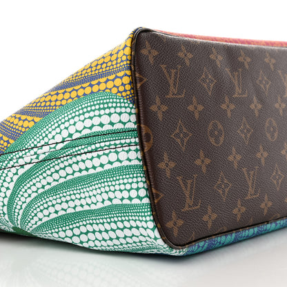 Louis Vuitton LV X YK Monogram Kusama Pumpkin Neverfull MM 8 of 10