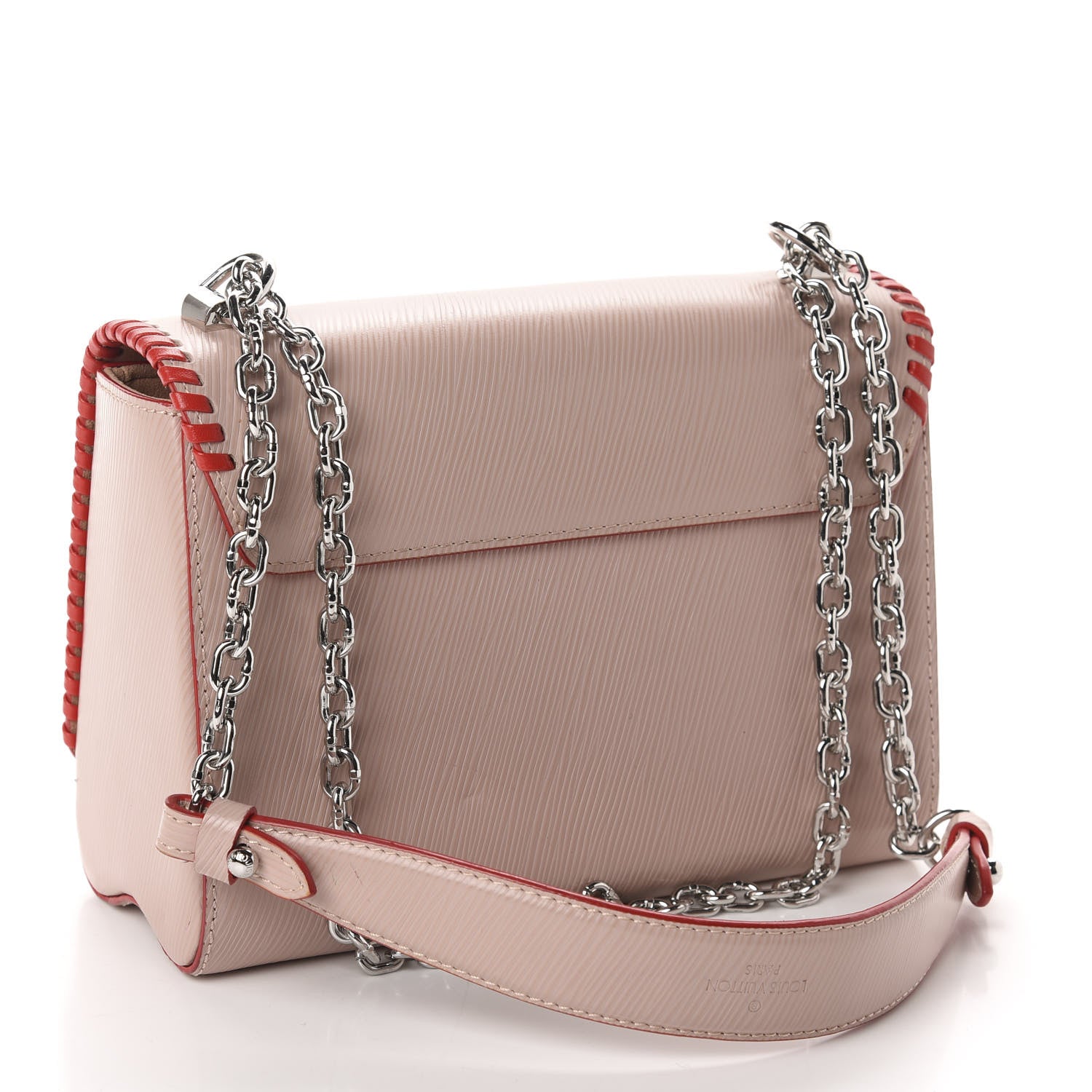 Louis Vuitton Epi Flower Twist Shoulder Bag MM Rose Ballerine 3 of 9