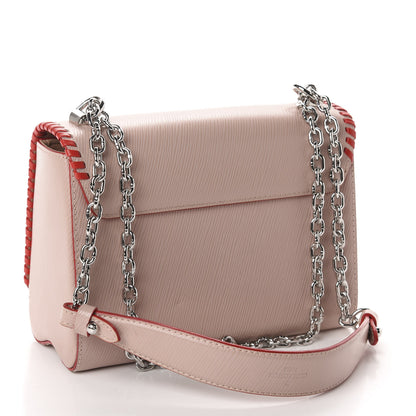 Louis Vuitton Epi Flower Twist Shoulder Bag MM Rose Ballerine 3 of 9