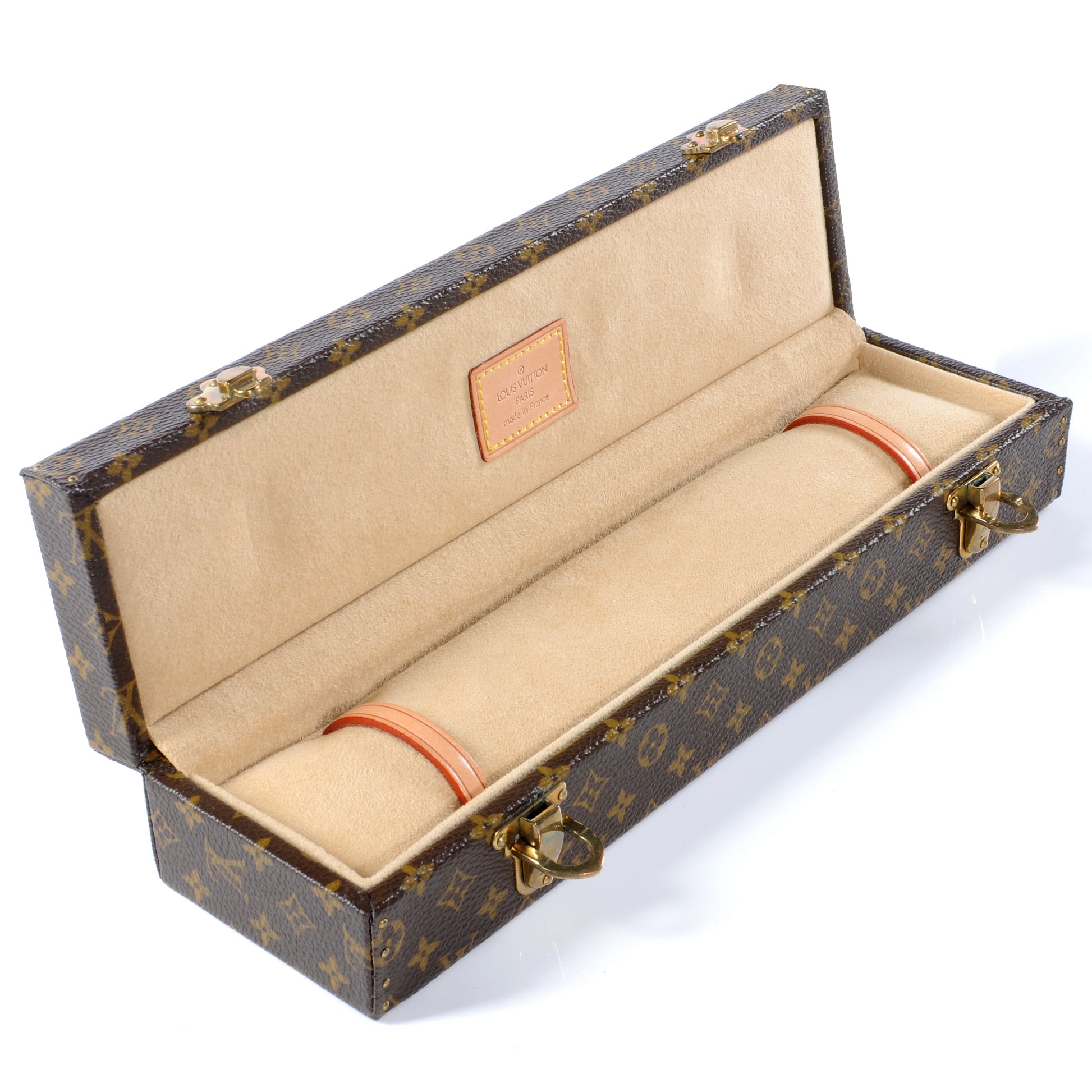 Louis Vuitton Monogram Bracelet Watch Jewelry Holder Coffret 3 of 6
