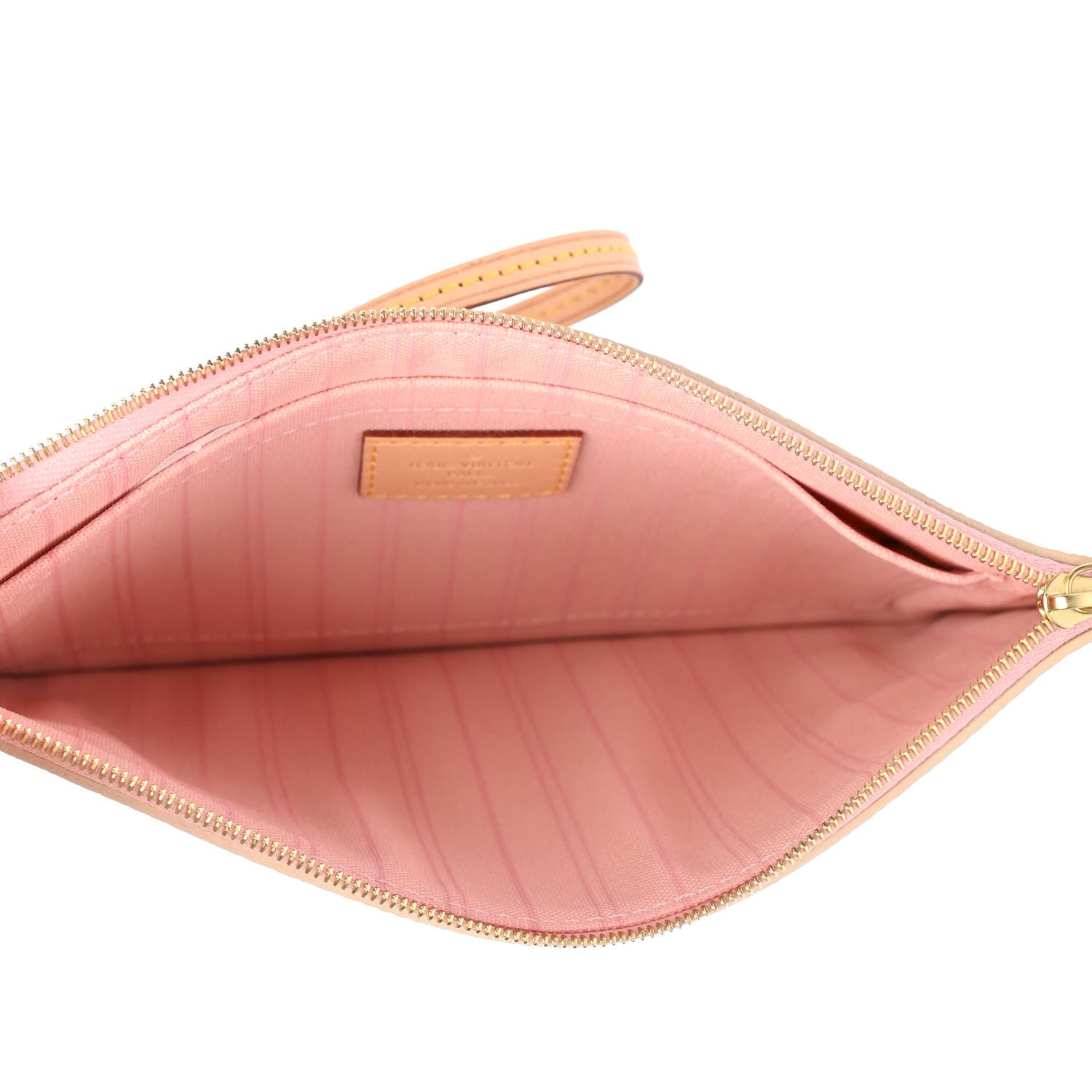 Louis Vuitton Damier Azur Neverfull MM GM Pochette Rose Ballerine 4 of 4