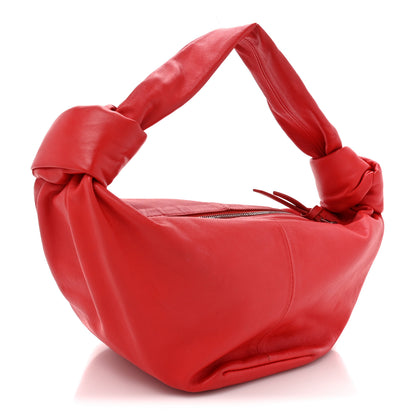 Bottega Veneta Calfskin Mini Double Knot Bag Red 3 of 12
