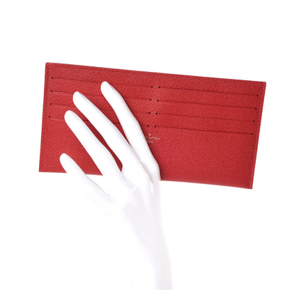 Louis Vuitton Calfskin Felicie Card Holder Insert Cherry 2 of 6
